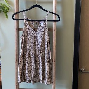 NEW Japna Animal Print Keyhold Tank, Women’s Small